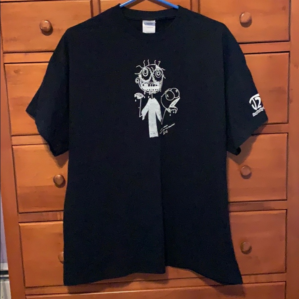 J2 Exceptionally Curious T shirt sz XL black